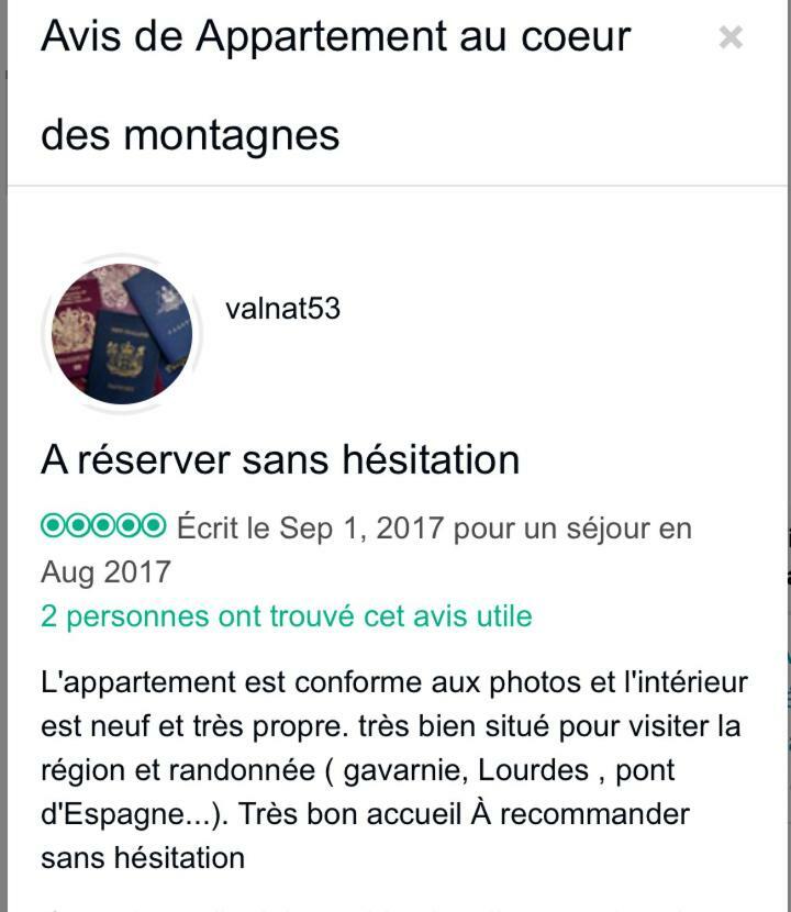 Appartement Tt Confort Au Coeur Des Montagnes Avec Vue Sur Les Montagnes Wifi 吕兹-圣索沃尔 外观 照片
